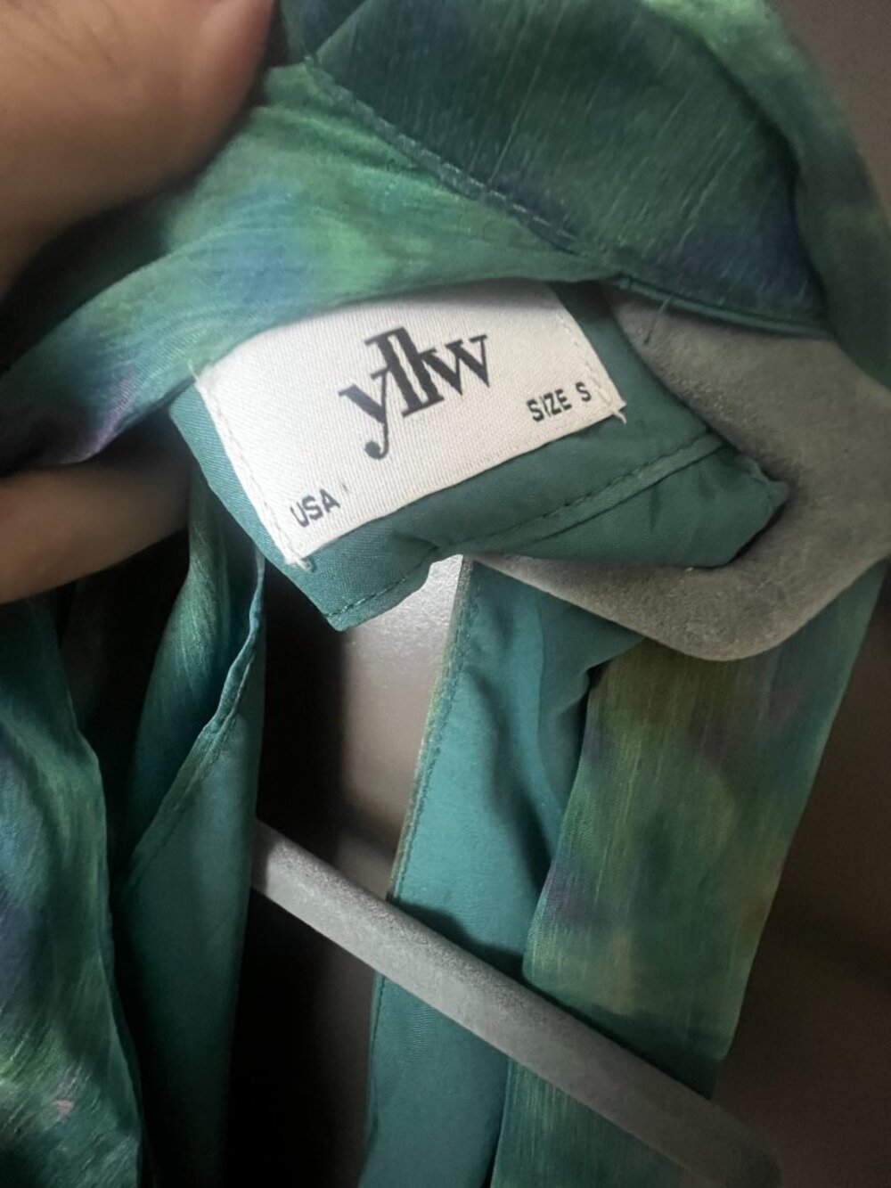 Yllw the Label: Monet Print Open Back Maxi Dress - Picture 5 of 6
